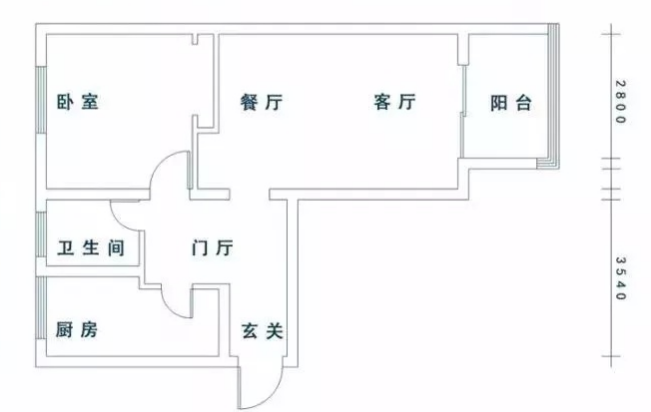 50小户型装修实景图